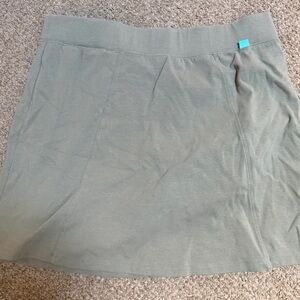 Fresh Produce Everyday A-Line Skort in Sage Green L